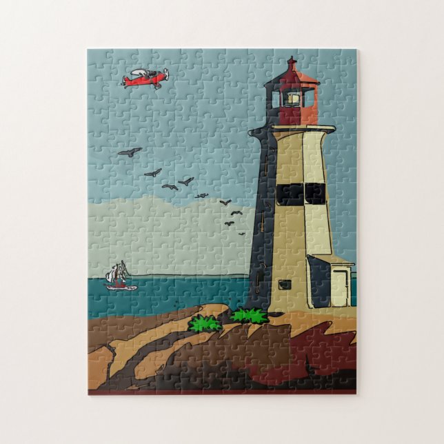 Lighthouse Jigsaw Puzzle (Vertical)