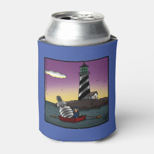 Lighthouse Keeper Humour Can Cooler