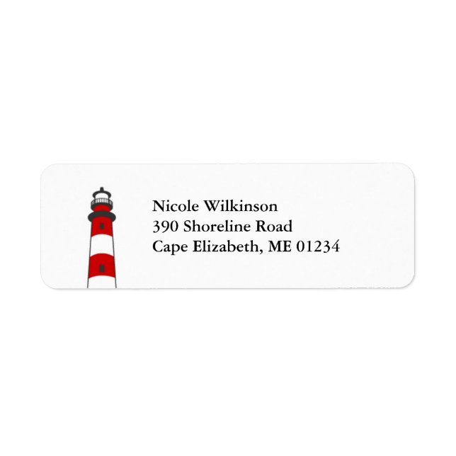 Lighthouse Label Return Address Label (Front)