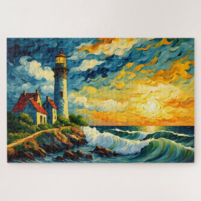 Lighthouse Landscape Jigsaw Puzzle (Horizontal)