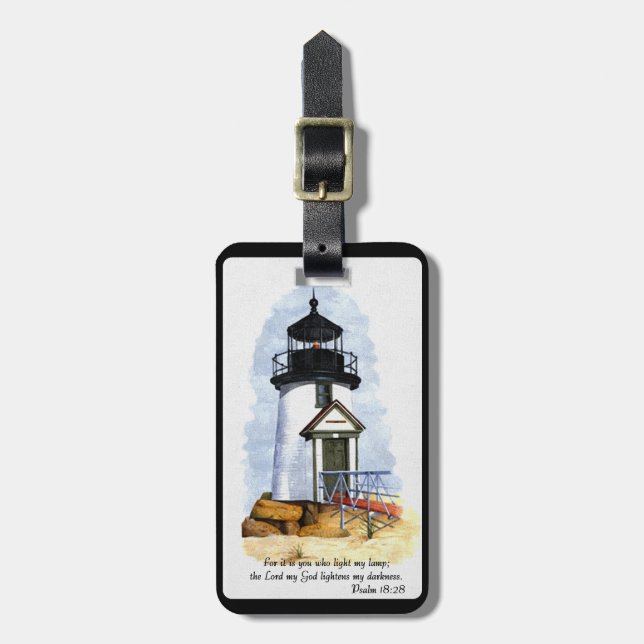 Lighthouse Luggage Tag (Front Vertical)