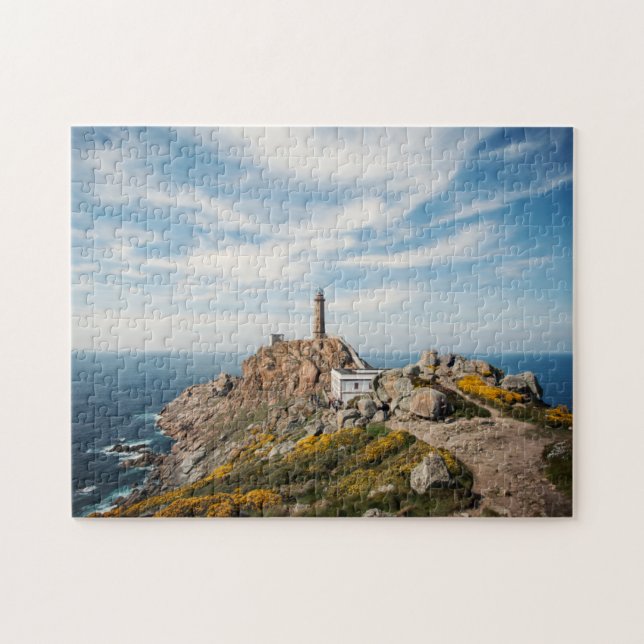 Lighthouse & Museum | Cabo Vilan Galicia Spain Jigsaw Puzzle (Horizontal)