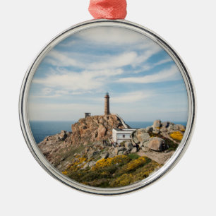 Lighthouse & Museum   Cabo Vilan Galicia Spain Metal Ornament