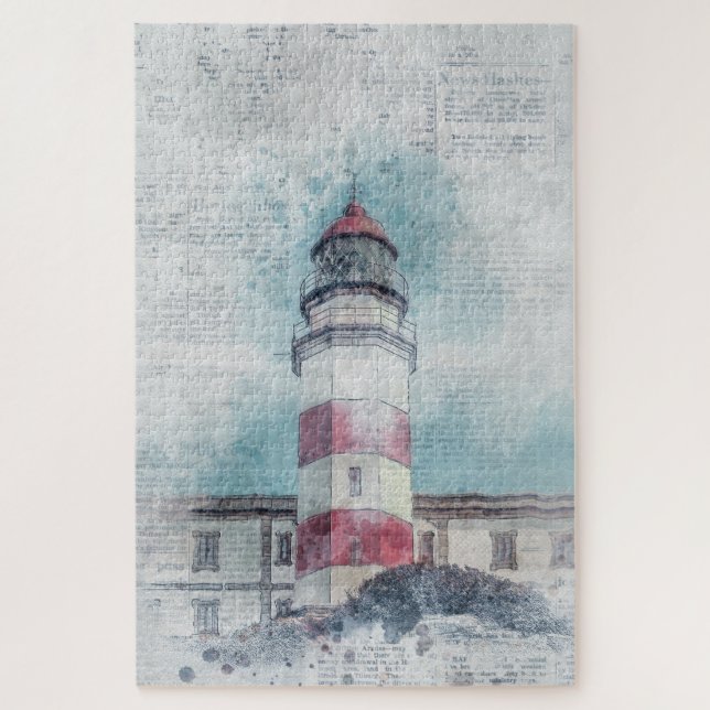 Lighthouse News Jigsaw Puzzle (Vertical)