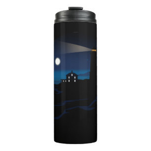 Lighthouse - Night Thermal Tumbler