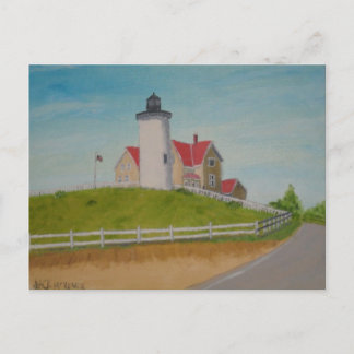 Lighthouse - Nobska Point I Postcard