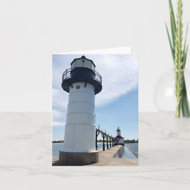 Lighthouse Note Card (Blank) with Envelope (Front)