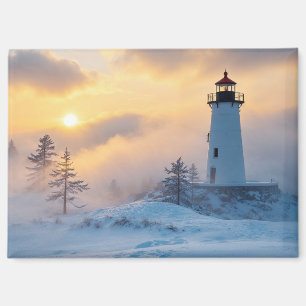 Lighthouse Ocean Sea Nature Marine Coastline Shore Magnet