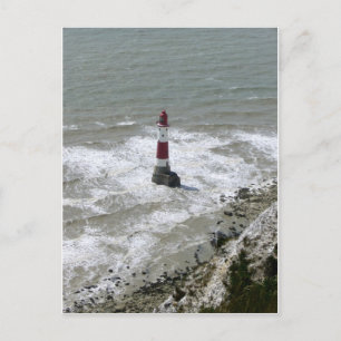 Lighthouse off Beachy Head, East Sussex Postcard