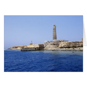 Lighthouse on Brother Islands, Red Sea, Egypt