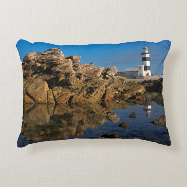Lighthouse on Cape Recife Decorative Cushion (Front)