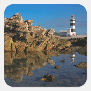 Lighthouse on Cape Recife Square Sticker