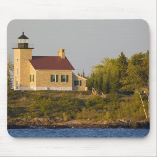 Lighthouse on Lake Superior near Copper Harbour Mouse Pad