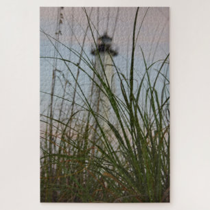LIghthouse on Sawgrass Beach - 20x30 - 1014 pcs Jigsaw Puzzle