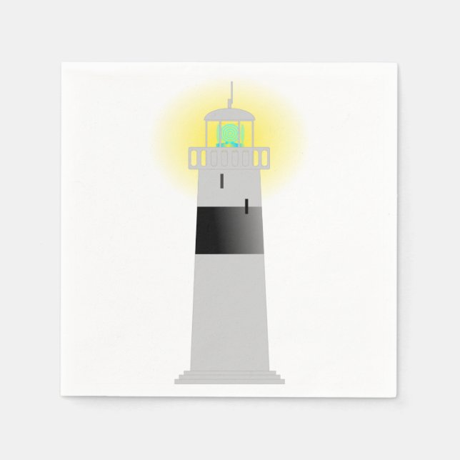 Lighthouse Paper Napkins (Front)