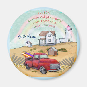 Lighthouse Path  Magnet