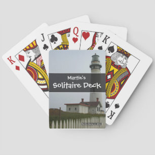 Lighthouse - Personalise It - Playing Cards