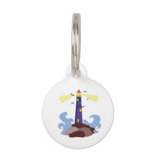 Lighthouse Pet Tag