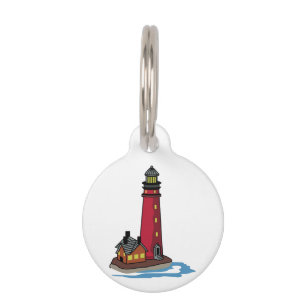 Lighthouse Pet Tag