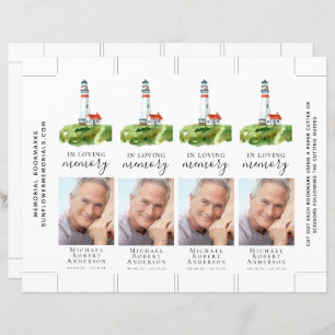 Lighthouse Photo 2x7 inch Memorial Bookmark