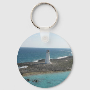 Lighthouse Photo Keychain
