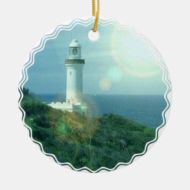 Lighthouse Photos Ornament (Front)