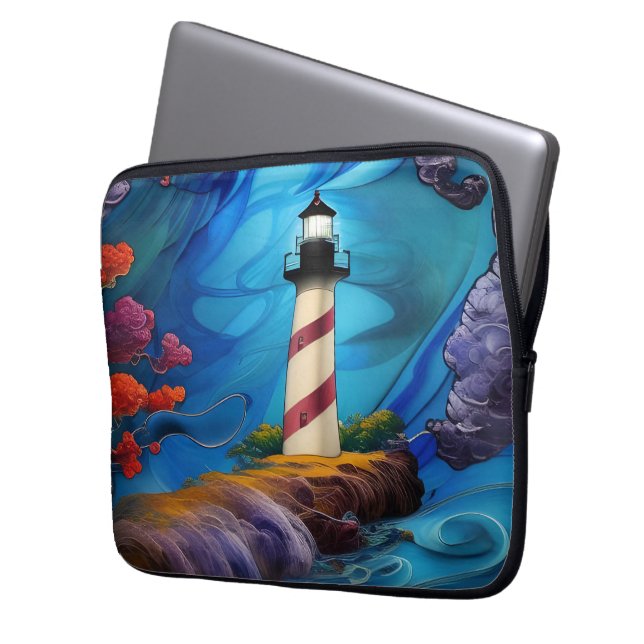 Lighthouse Point  Laptop Sleeve (Front Left)