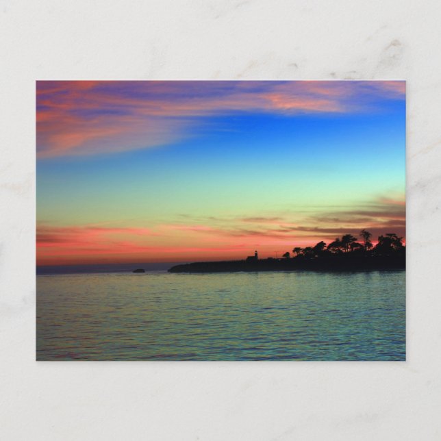 Lighthouse Point, Santa Cruz, CA Postcard (Front)