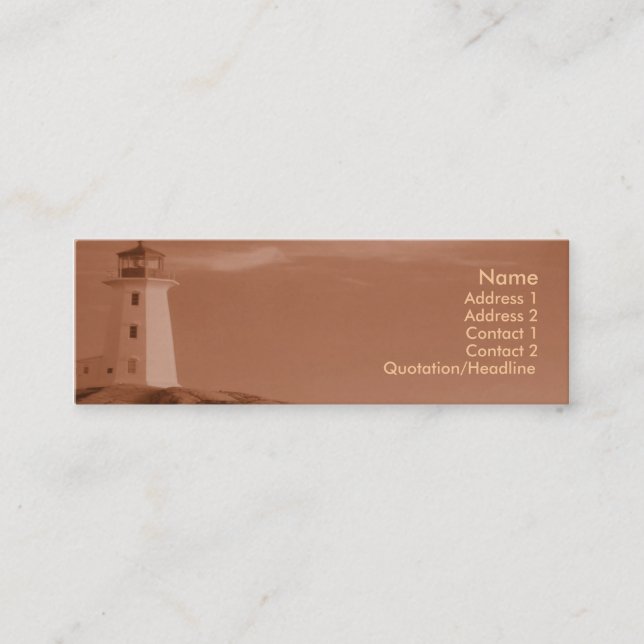 Lighthouse Profile Card (Front)