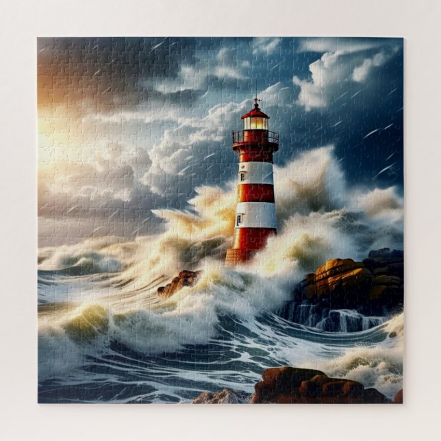 Lighthouse puzzle (Vertical)