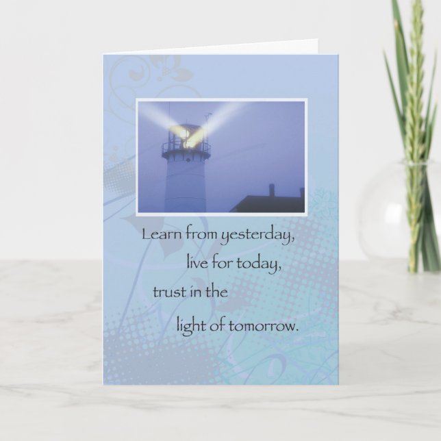 Lighthouse Recovery Support Card (Front)