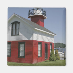 Lighthouse relocated shore in Douglas near 2 Magnet
