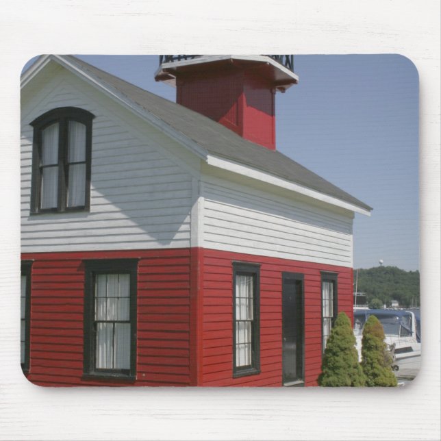 Lighthouse relocated shore in Douglas near 2 Mouse Pad (Front)