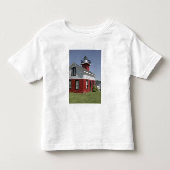 Lighthouse relocated shore in Douglas near 2 Toddler T-Shirt (Front)