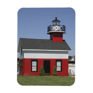Lighthouse relocated shore in Douglas near Magnet