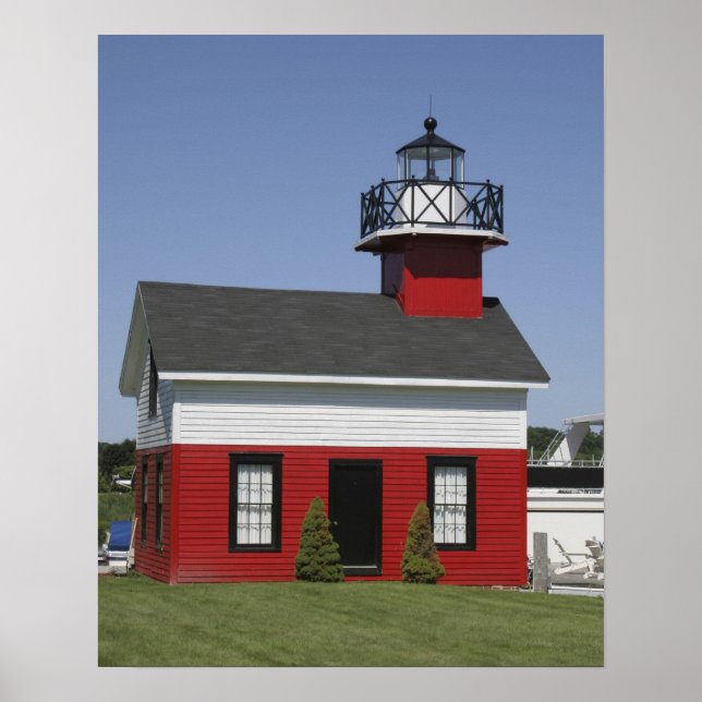 Lighthouse relocated shore in Douglas near Poster (Front)