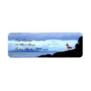 Lighthouse Return Address Label