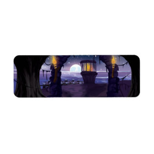 Lighthouse Return Address Label