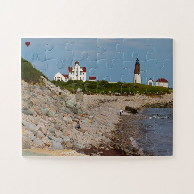 Lighthouse Rhode Island Jigsaw Puzzle (Horizontal)