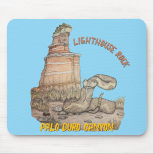 Lighthouse Rock Rattlesnake Mouse Pad