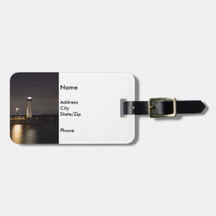 Lighthouse Rockwall Harbour Luggage Tag