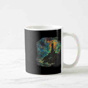 Lighthouse Seaside House Sailing Sea Beach Boating Coffee Mug