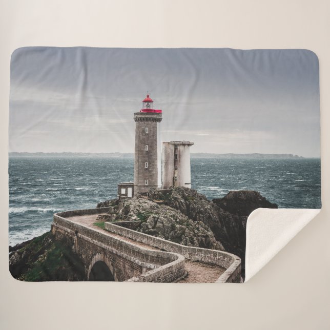 LIGHTHOUSE SHERPA BLANKET (Front (Horizontal))