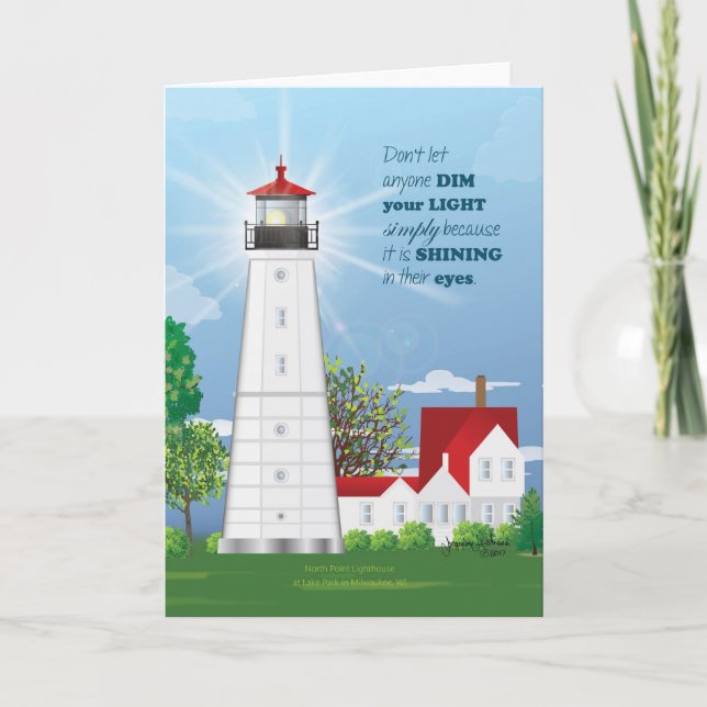 Lighthouse Shine Your Light Card (Front)