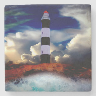 Lighthouse Stone Coaster