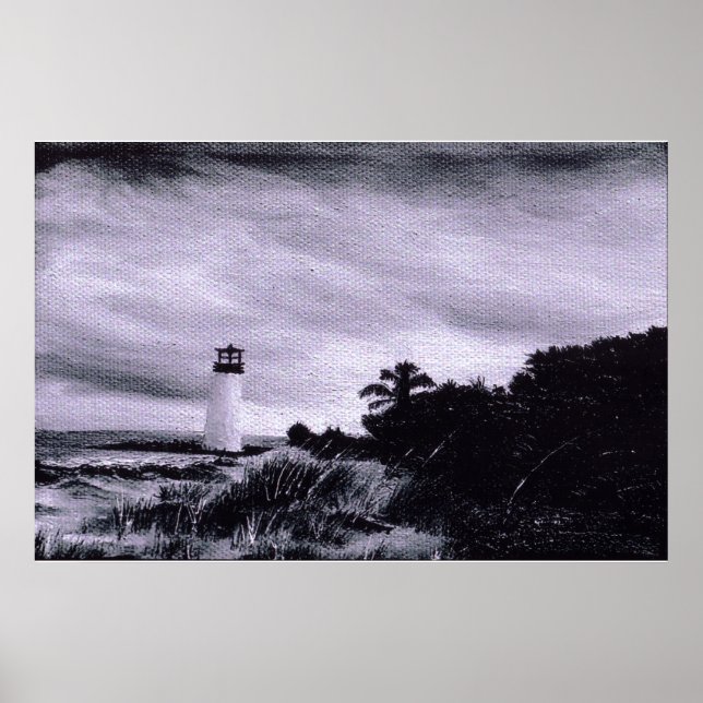 Lighthouse Storm Poster (Front)