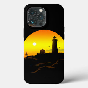 Lighthouse Sundown iPhone 13 Pro Case