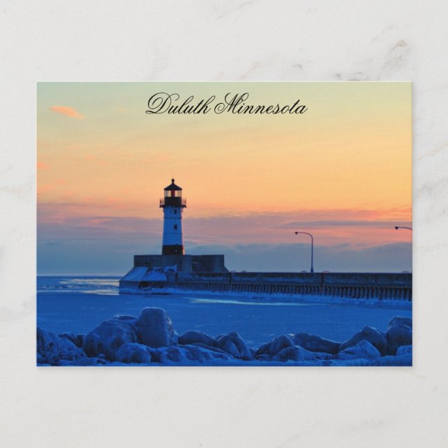 Lighthouse Sunrise Postcard (Front)