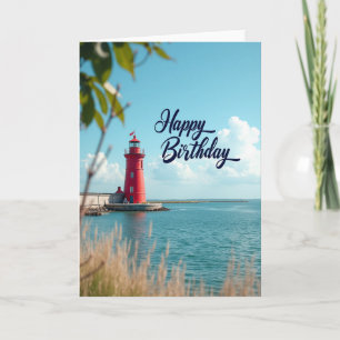 Lighthouse Sweet Birthday Card