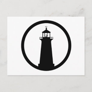 lighthouse Symbol Postcard